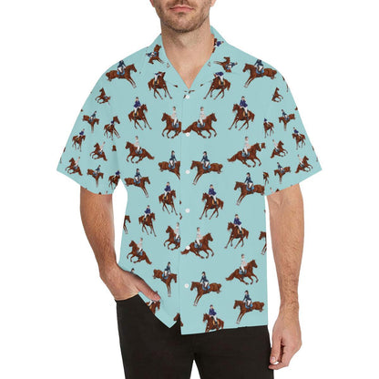 Equestrian Horse Riding Hawaiian Shirt