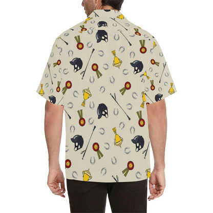 Equestrian Horseshoe Equipment Hawaiian Shirt