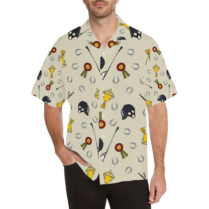 Equestrian Horseshoe Equipment Hawaiian Shirt