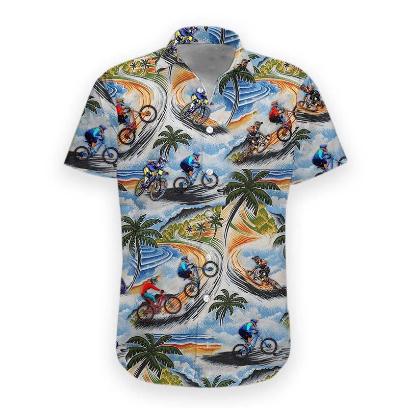  3D Mountain Biking Hawaii Shirt