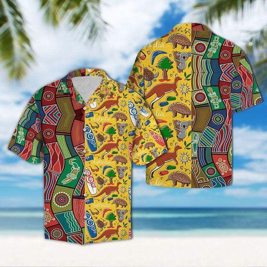 Australia Lover Matching Friends Tropical Unisex Hawaii Shirts #H