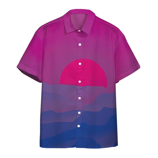  3D Bis Pride Sunrise Custom Hawaii Shirt