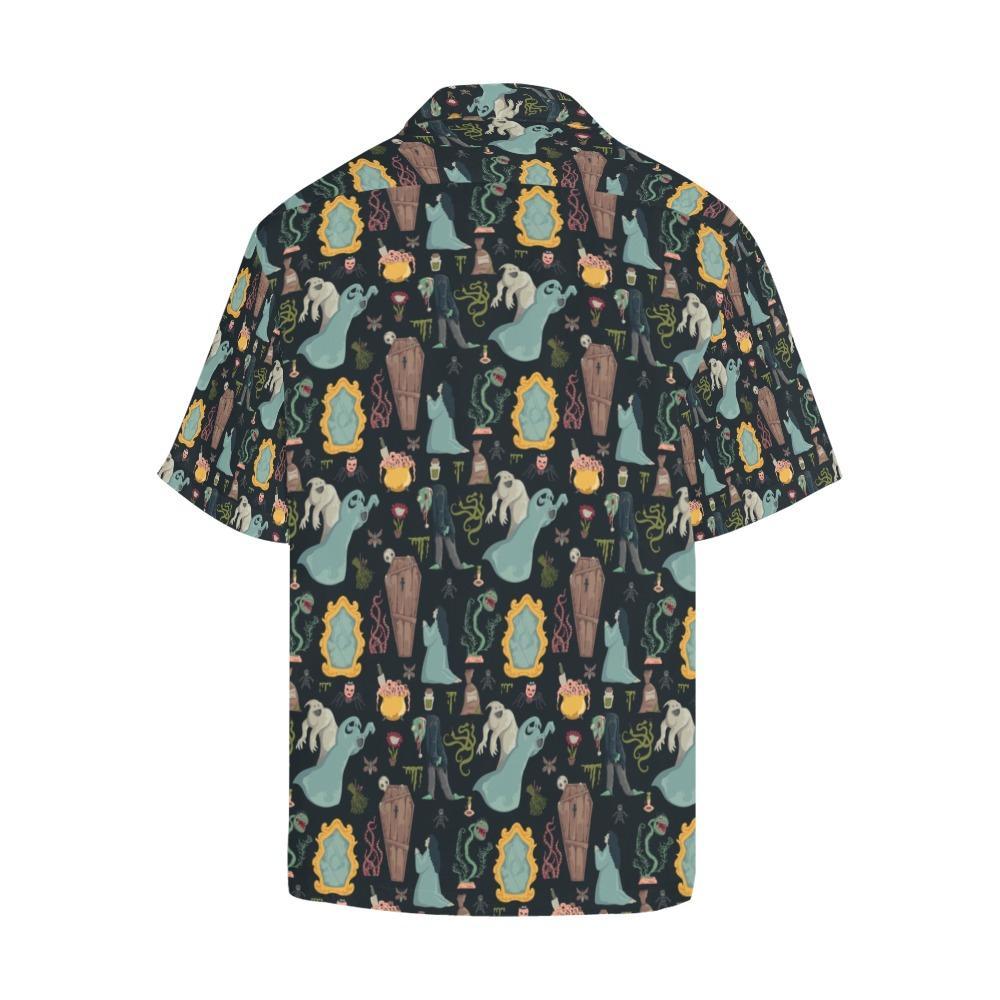 Creepy Print Design Hawaiian Shirt