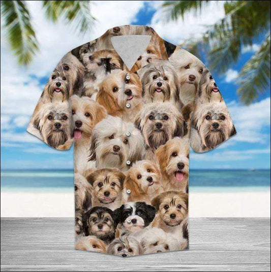 Havanese Funny Dog Hawaiian Shirts 3D #HL