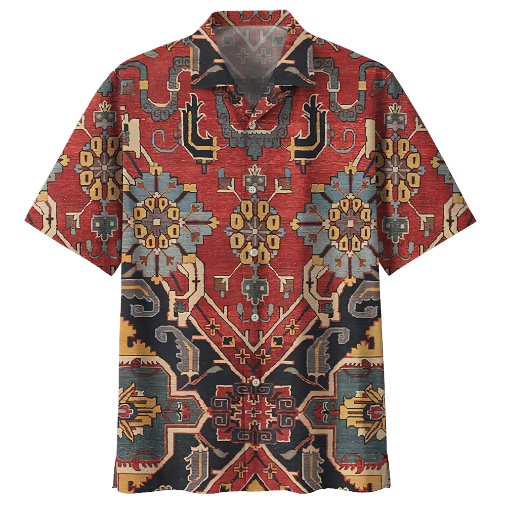 Bohemian   Red Amazing Design Unisex Hawaiian Shirt For Men And Women Dhc17063500