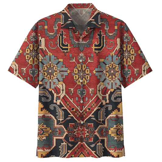 Bohemian   Red Amazing Design Unisex Hawaiian Shirt For Men And Women Dhc17063500