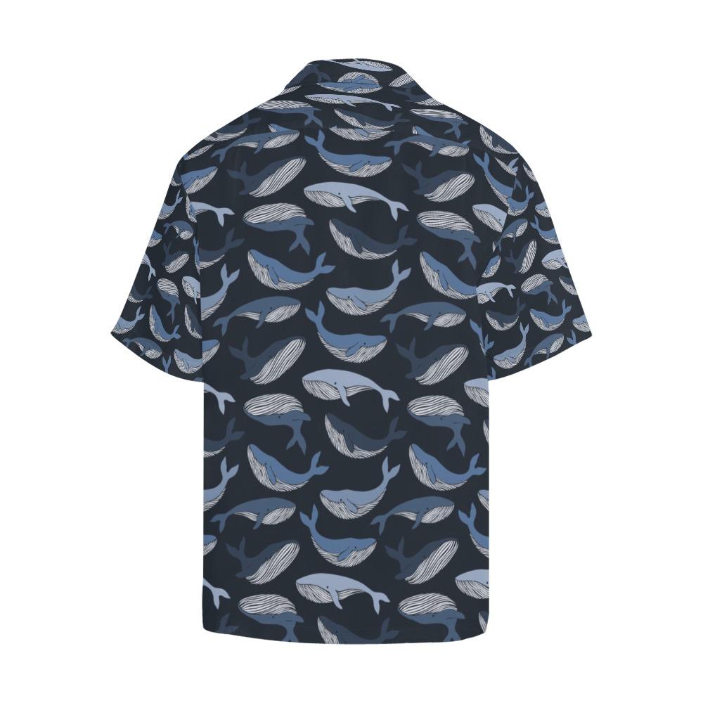 Whale Print Design Hawaiian Shirt