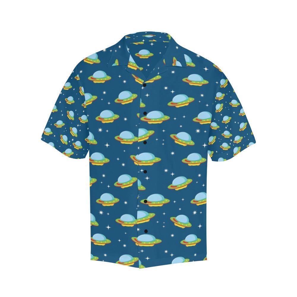 Ufo Print Design Hawaiian Shirt