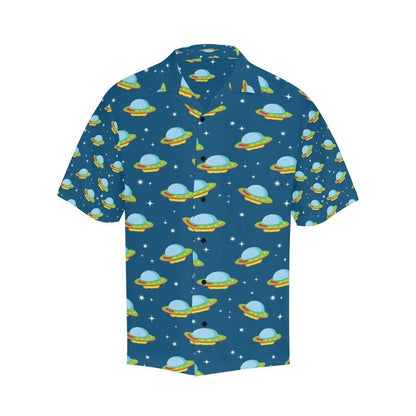 Ufo Print Design Hawaiian Shirt
