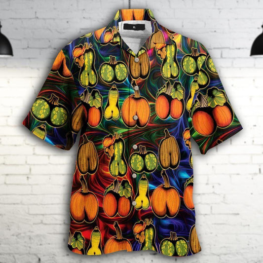 Pumpkin Sexy Body Halloween Hawaiian Shirt | For Men & Women | Adult | HW8120