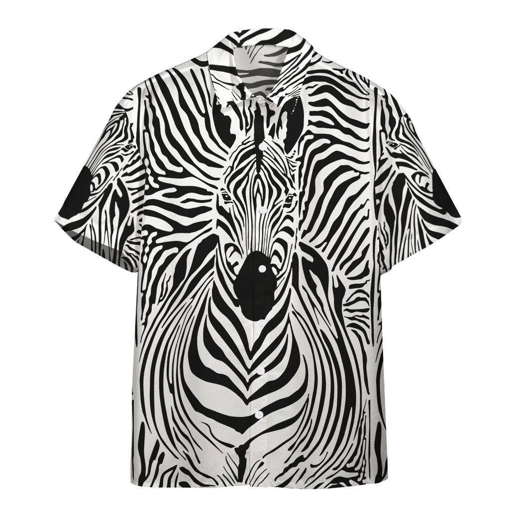    3D Zebra Custom Hawaii Shirt