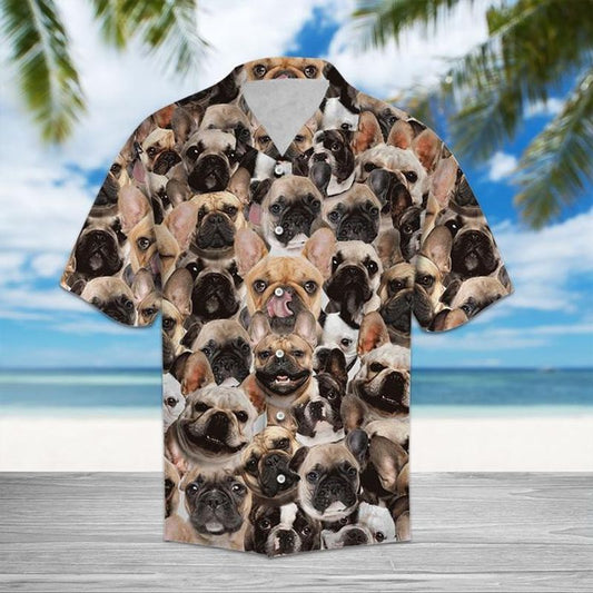 French Bulldog   Colorful Nice Design Unisex Hawaiian Shirt For Men And Women Dhc17064028