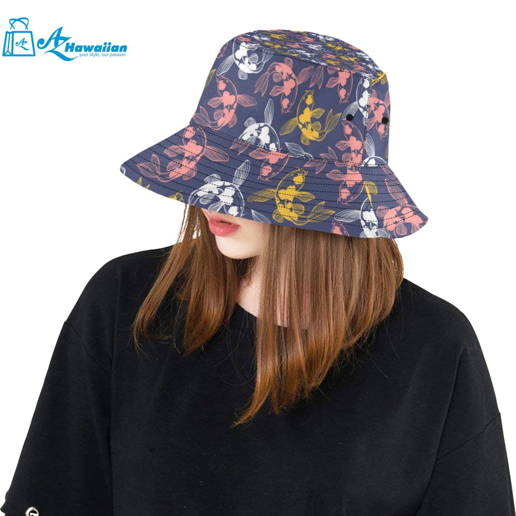 Fancy Carp pattern Unisex Bucket Hat