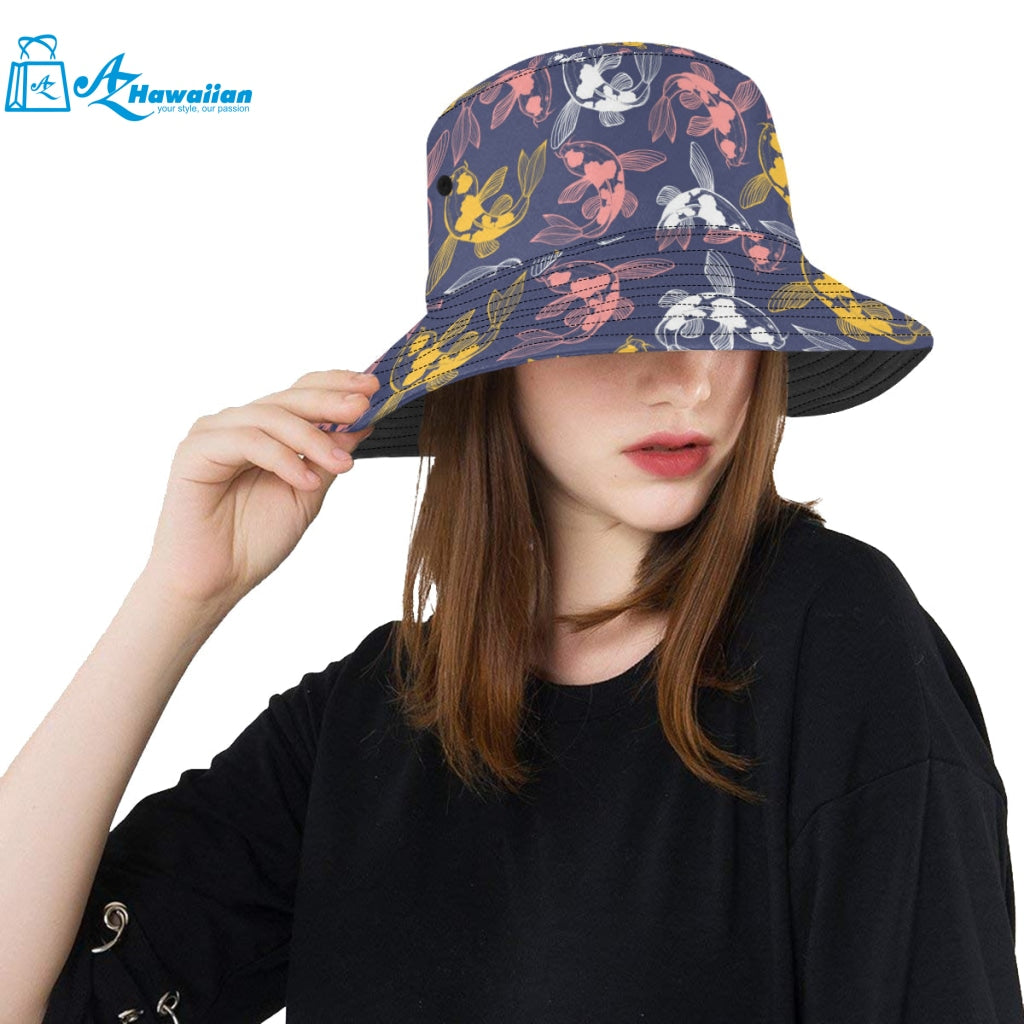 Fancy Carp pattern Unisex Bucket Hat