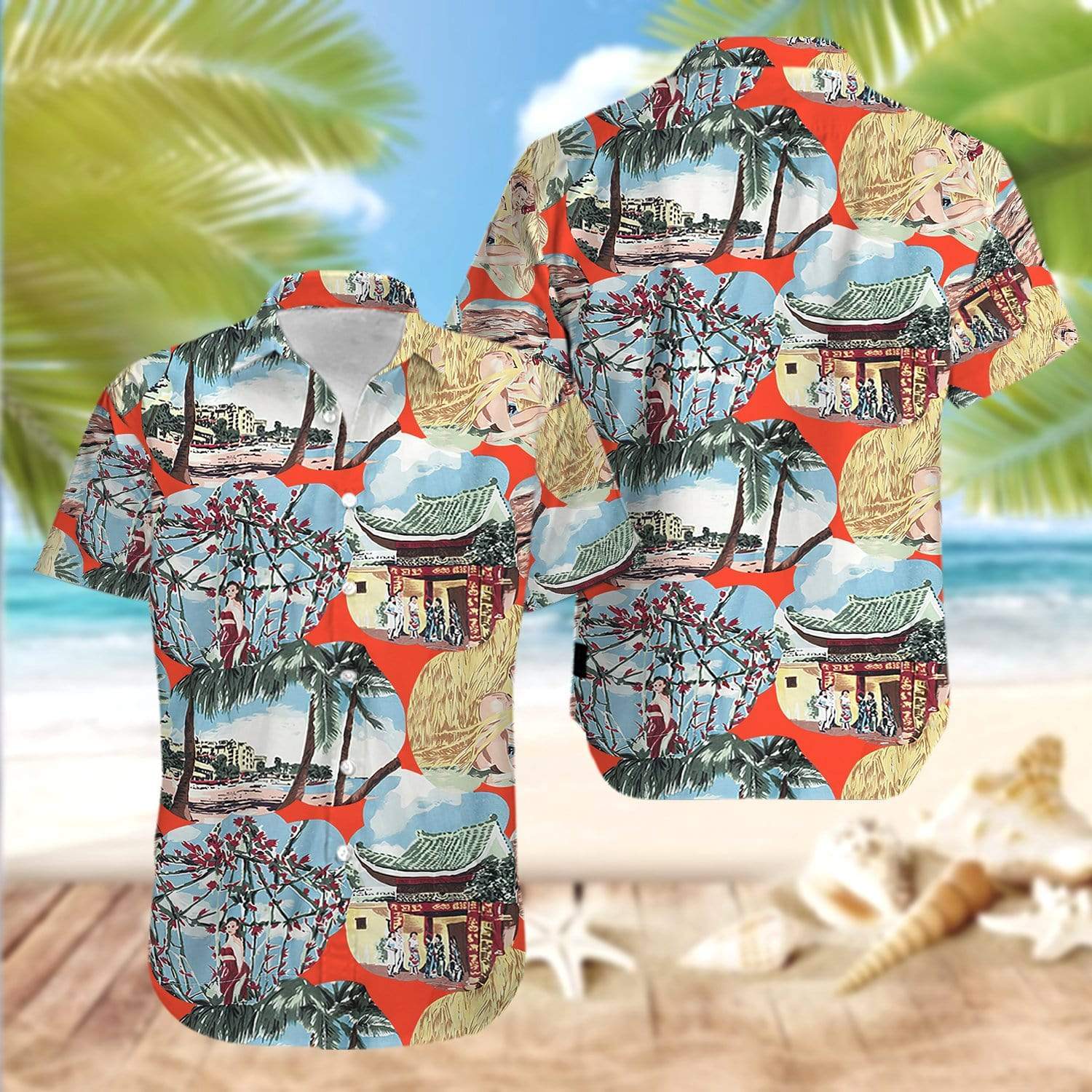 Ace Ventura Vibe Jim Carreys Hawaiian Aloha Shirts 