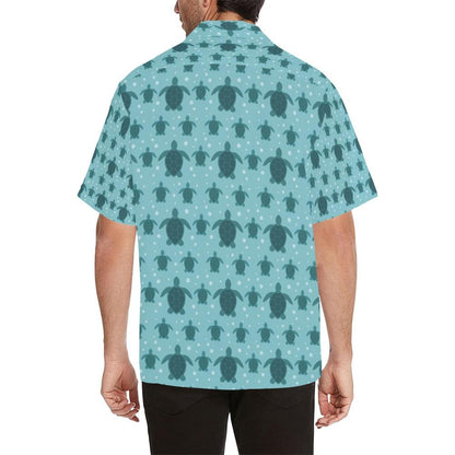 Sea Turtle Print Design Hawaiian Shirt