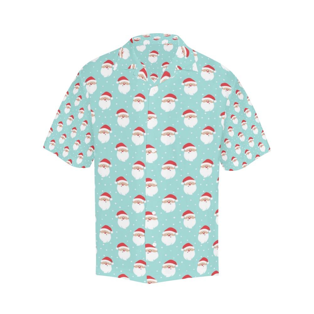 Santa Print Design Hawaiian Shirt