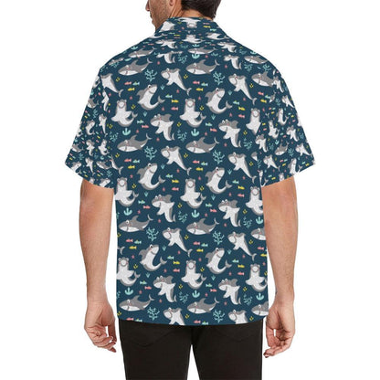 Shark Print Design Hawaiian Shirt