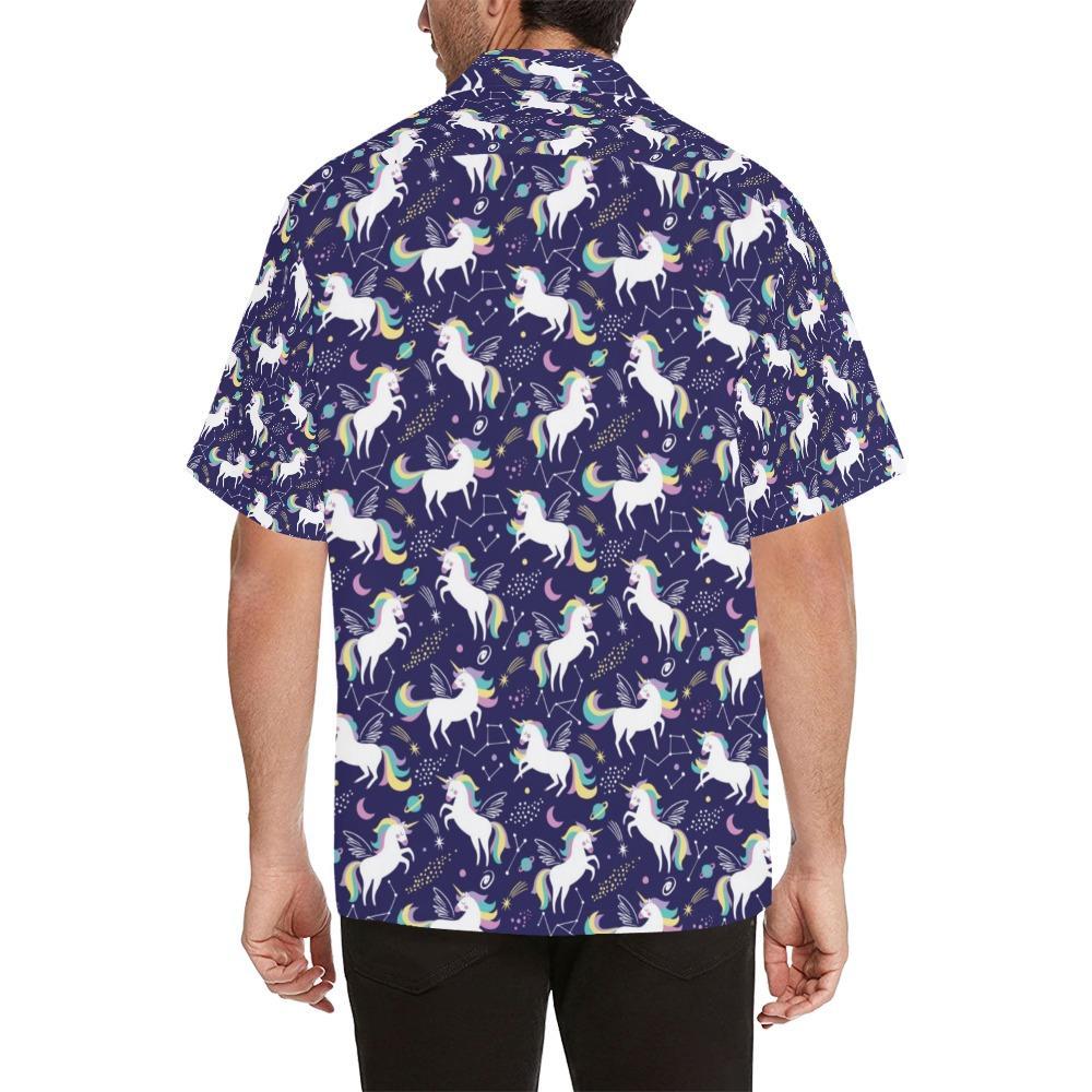 Unicorn Print Design Hawaiian Shirt