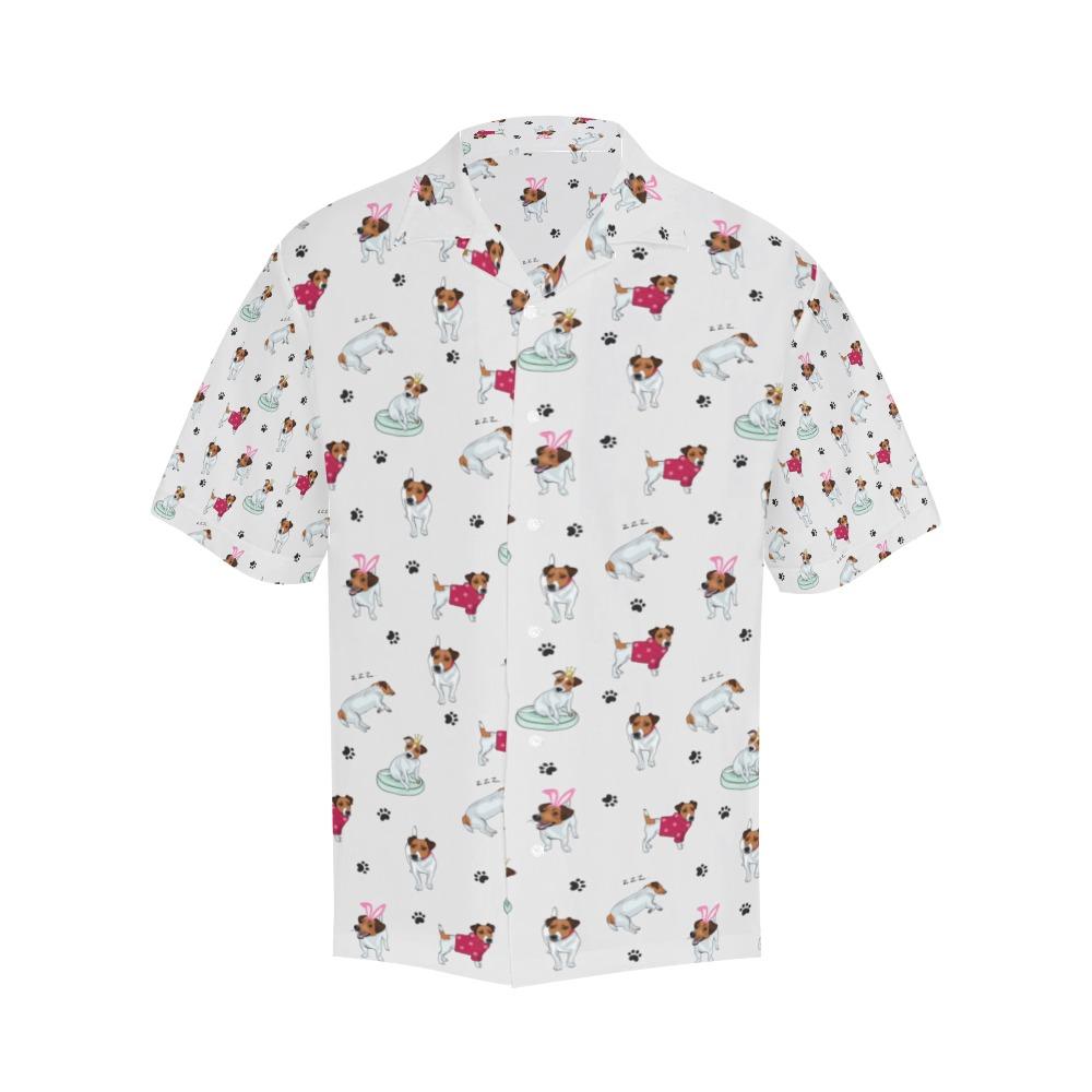 Russell Terriers Print Design Hawaiian Shirt