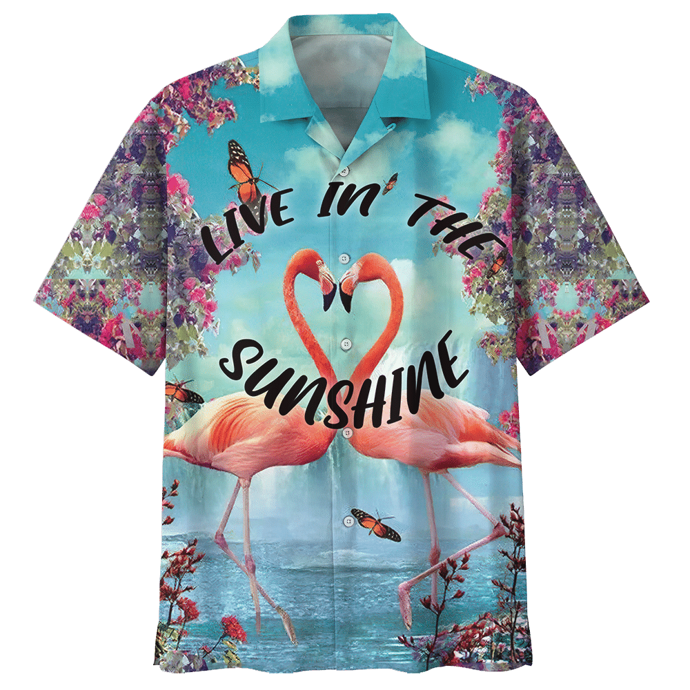 Flamingo Hawaiian Shirt Azs016