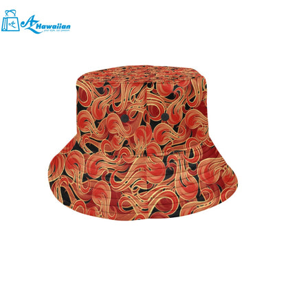 Fire flame pattern Unisex Bucket Hat