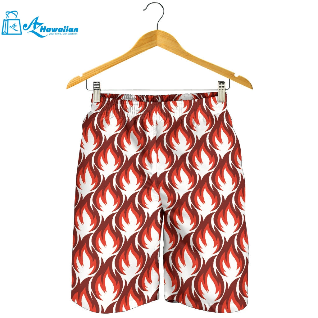 Fire Flame Symbol Design Pattern Men Shorts