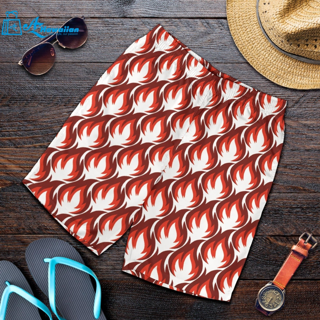 Fire Flame Symbol Design Pattern Men Shorts