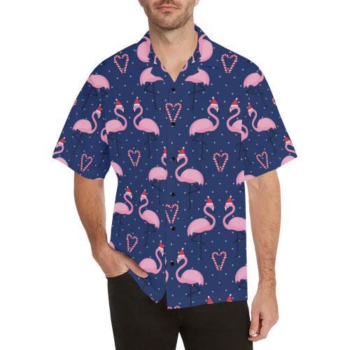 Flamingo Christmas Hawaiian Shirt