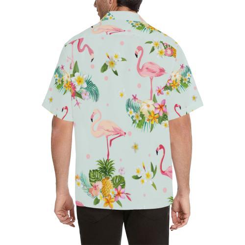 Flamingo Sweet Pattern Hawaiian Shirt