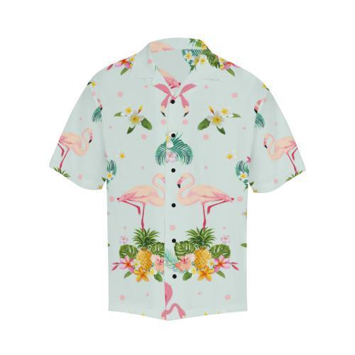 Flamingo Sweet Pattern Hawaiian Shirt