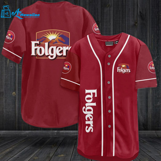 Folgers Coffee Baseball Jersey 