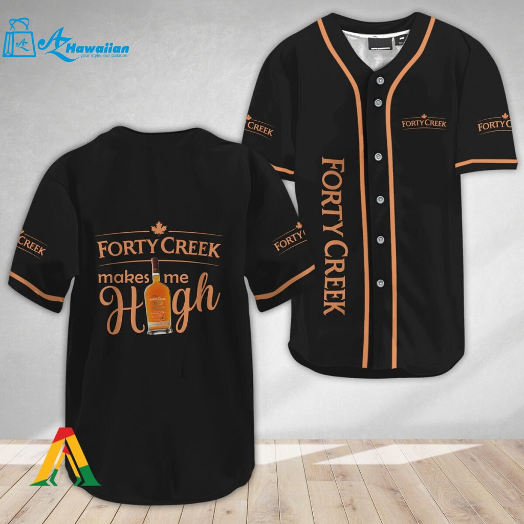 Forty Creek Whisky Make Me High Baseball Jersey