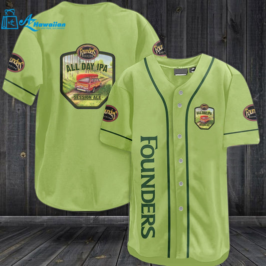 Founders Beer Baseball Jersey 