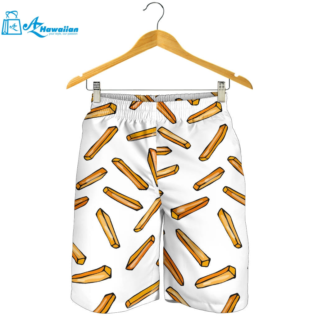 French Fries Potato Pattern Men Shorts