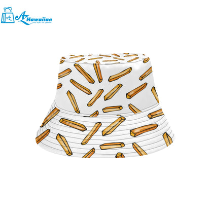 French fries potato pattern Unisex Bucket Hat