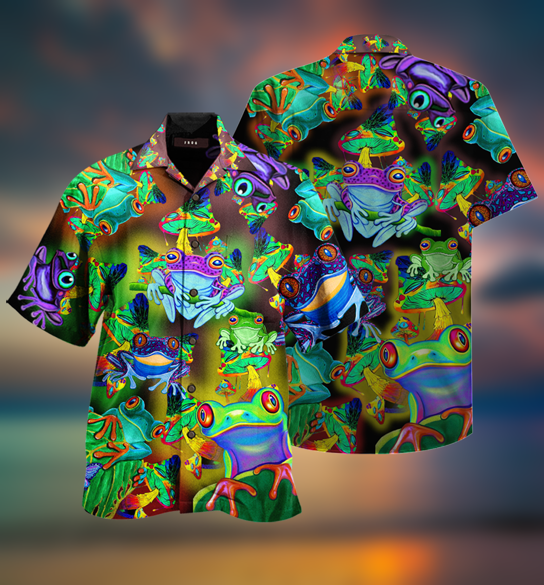 Amazing Frogs And Mushrooms Hawaiian Shirt | For Men & Women | Adult | HW1628