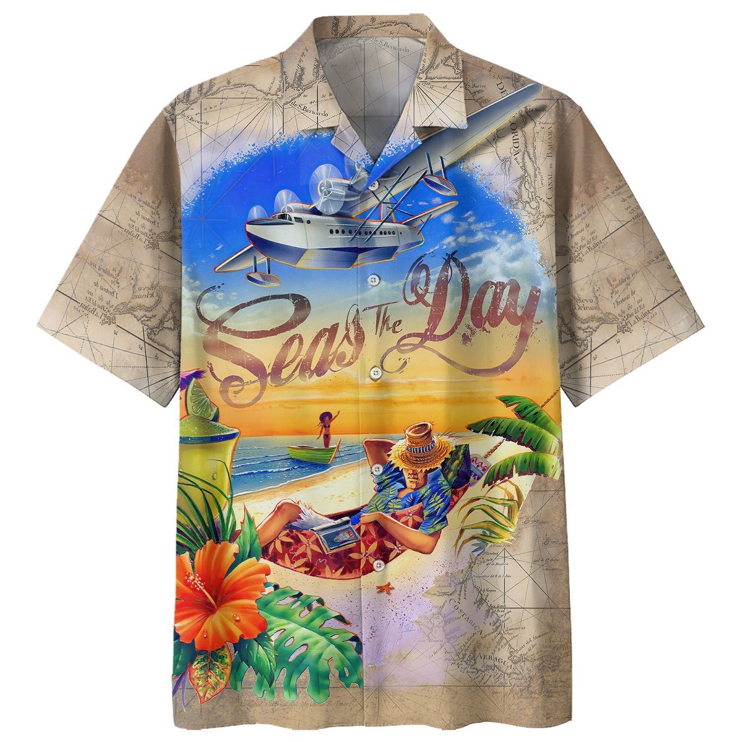 Seas The Day - Hawaii Shirt Hawaiian