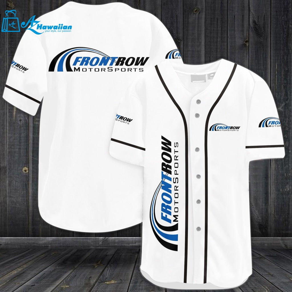 Front Row Motorsports Baseball Jersey 