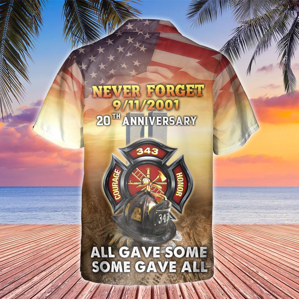 Firefighters The Brave Of 9/11 Shirt Hawaiian