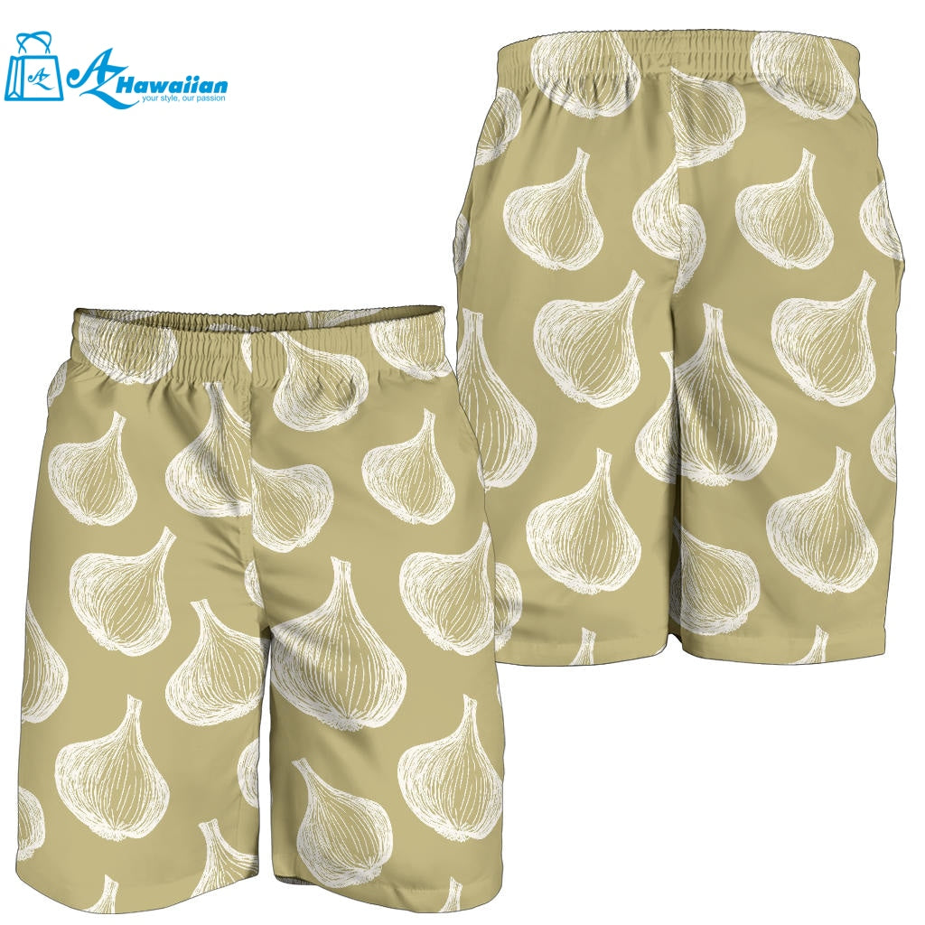 Garlic Design Pattern Men Shorts