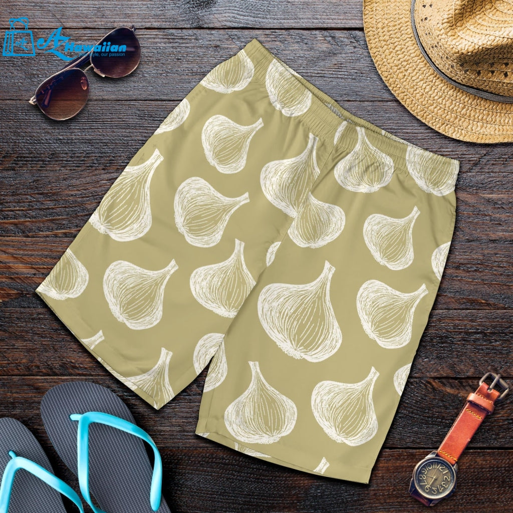 Garlic Design Pattern Men Shorts