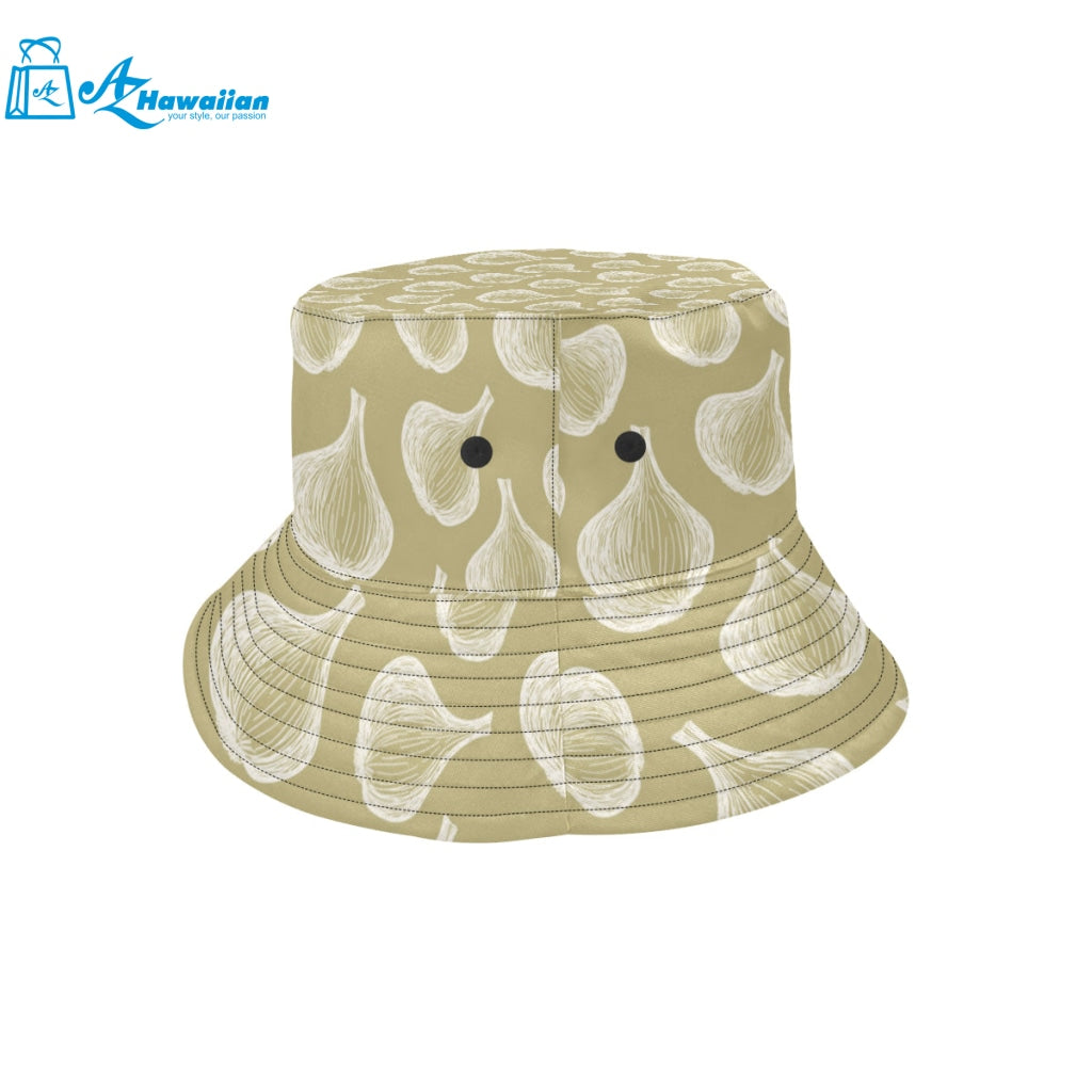 Garlic design pattern Unisex Bucket Hat