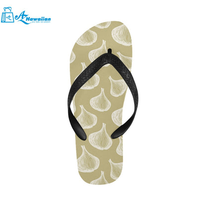 Garlic design pattern Unisex Flip Flops