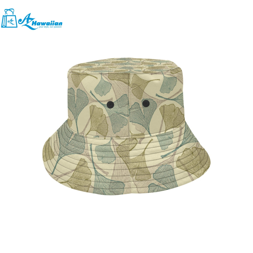 Ginkgo leaves design pattern Unisex Bucket Hat