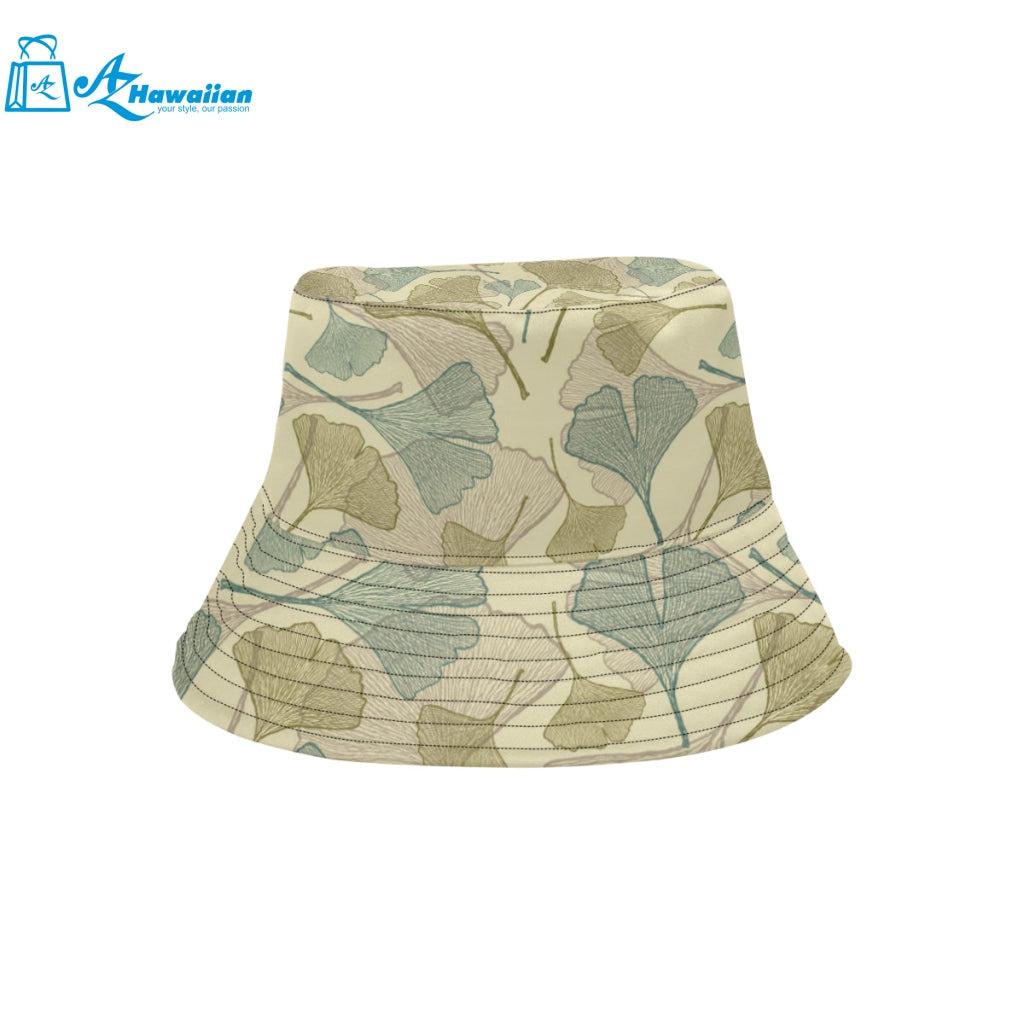 Ginkgo leaves design pattern Unisex Bucket Hat