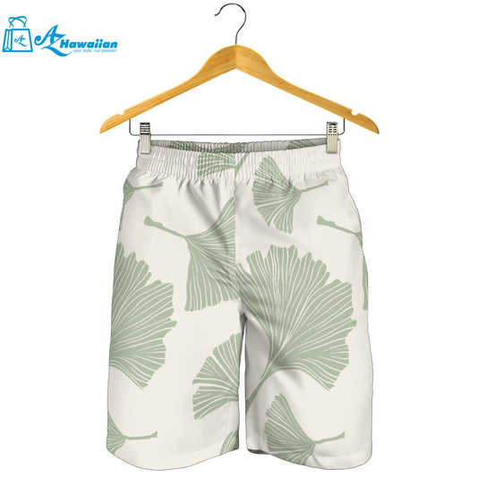 Ginkgo Leaves Pattern Men Shorts