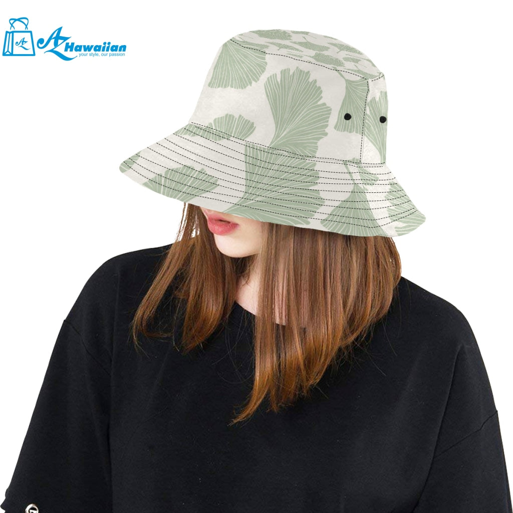 Ginkgo leaves pattern Unisex Bucket Hat