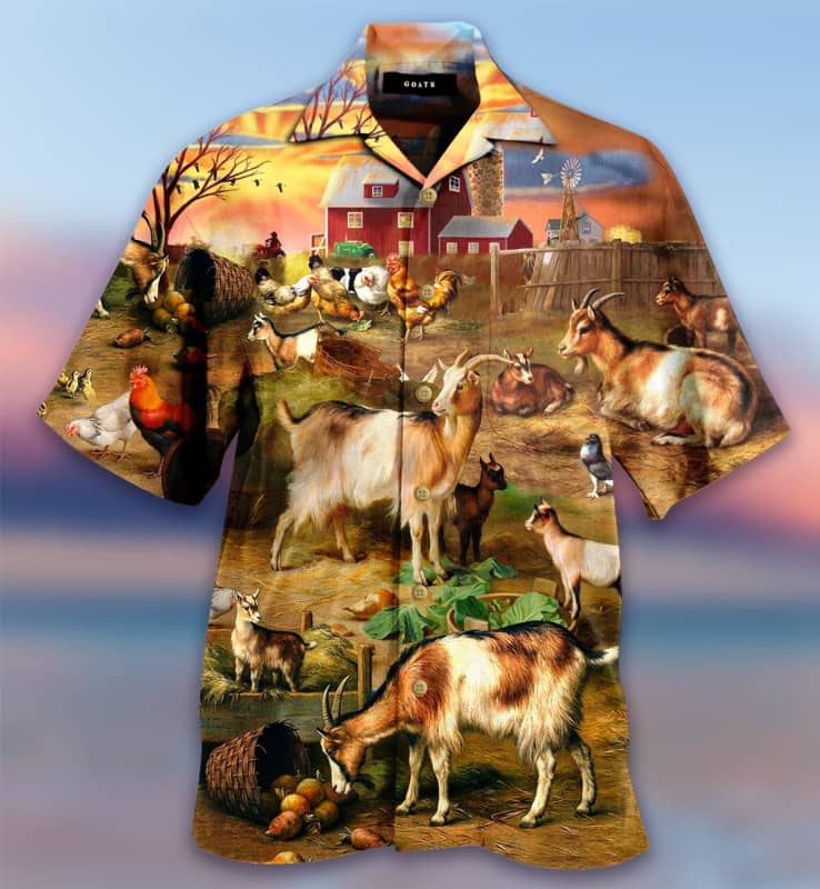 Goat 01 Hawaiian Shirt