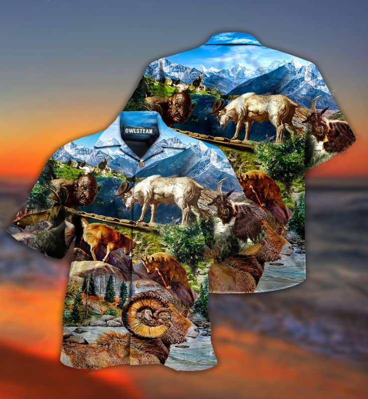 Goat 02 Hawaiian Shirt